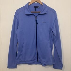 Patagonia Snychilla Full Zip Jacket Periwinkle Blue/Purple Women’s Large